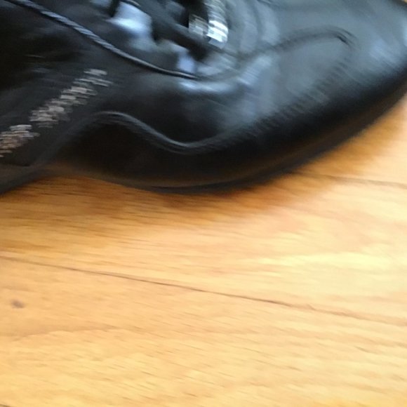 JANET SPORT BLACK LEATHER LACE UP SHOES. 38 - Picture 4 of 8